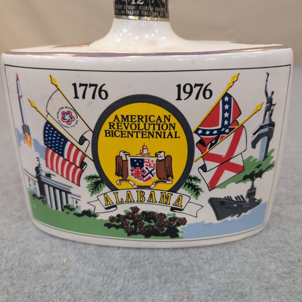 Vintage Heritage China 1976 Alabama American Revolution Bicentennial Decanter - Picture 5 of 8